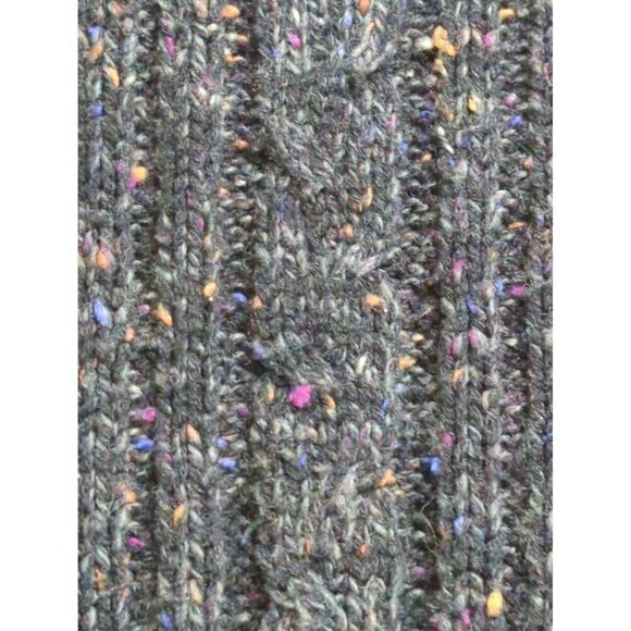 Pebble Beach Sportswear Women's Gray Crew Neck Cable Knit Sweater size L - Picture 4 of 6